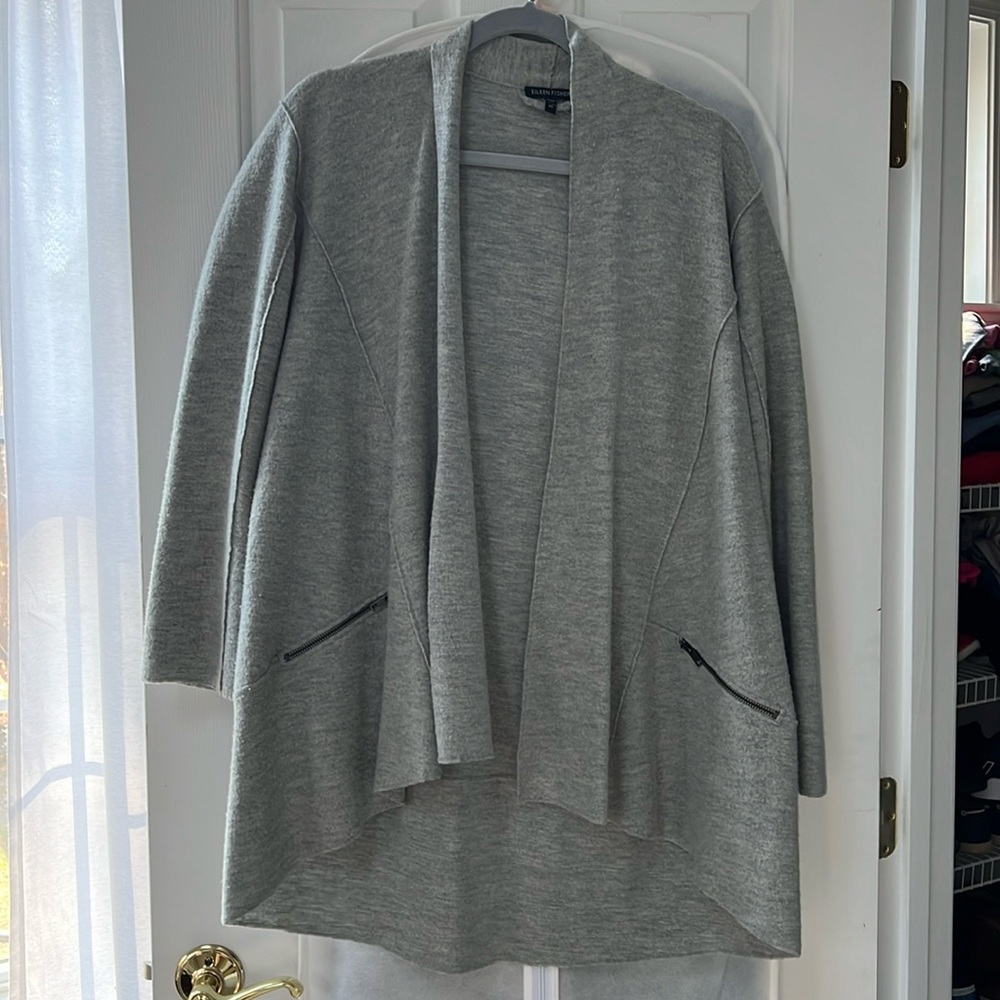 Eileen Fisher Open Front Cardigan